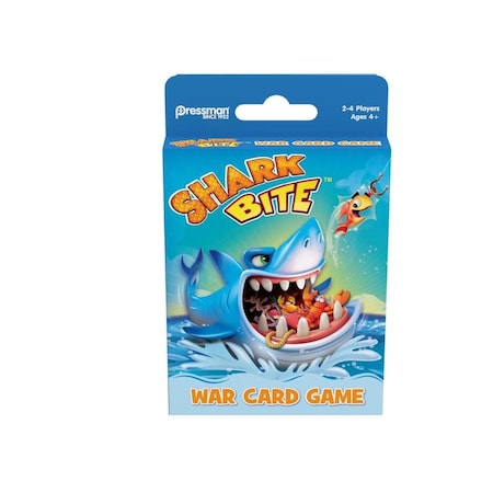 Pressman Toys Pressman Shark Bite Wild Card Game Multicolored 108592